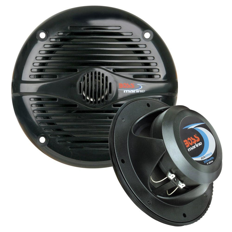 Boss Audio 6.5" MR60B Speakers - Black - 200W [MR60B] - Essenbay Marine