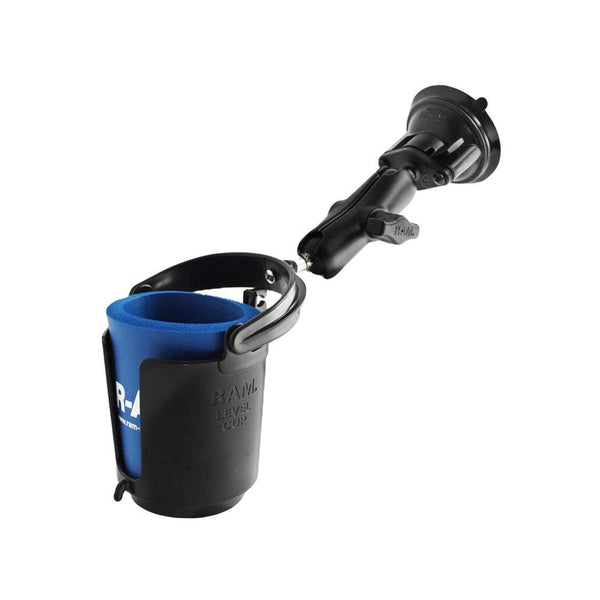 RAM Mount Drink Cup Holder w/Suction Base [RAM-B-132SU] - Essenbay Marine