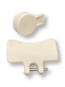 Jim Black Boat Deck Hatch Replacement Handle Kit Arctic White / Off White - Essenbay Marine