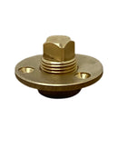 1/2" Plug Style Garboard Drain  2" Flange   Part