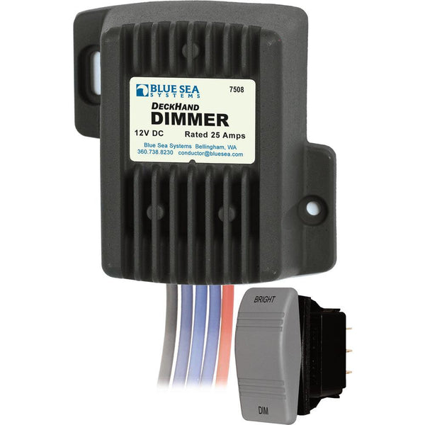 Blue Sea 7508 DeckHand Dimmer - 25 Amp/12V [7508] - Essenbay Marine