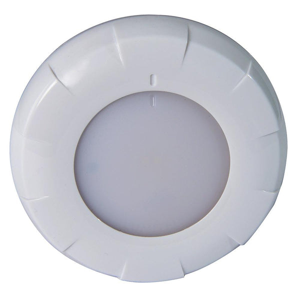 Lumitec Aurora LED Dome Light - White Finish - White/Blue Dimming [101075] - Essenbay Marine