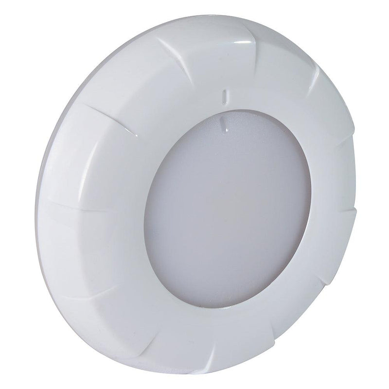 Lumitec Aurora LED Dome Light - White Finish - White/Red Dimming [101076] - Essenbay Marine