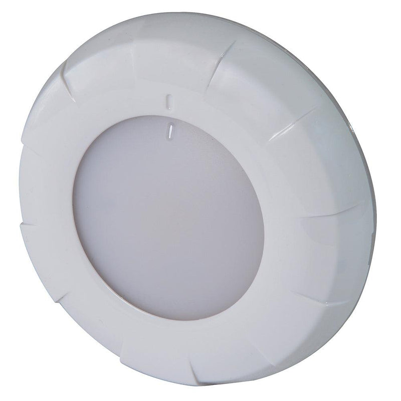 Lumitec Aurora LED Dome Light - White Finish - White Dimming [101077] - Essenbay Marine