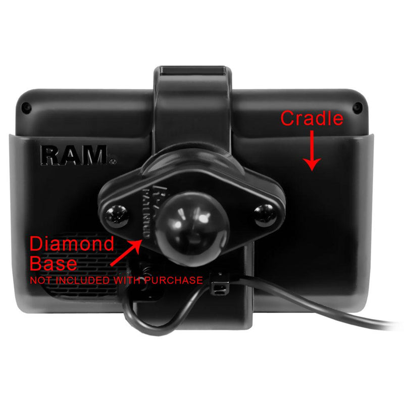 RAM Mount Cradle f/Garmin dezl Series [RAM-HOL-GA43U] - Essenbay Marine