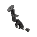 RAM Mount Yoke Clamp Mount w/Double Socket Arm & Round Base [RAM-B-121-202U] - Essenbay Marine