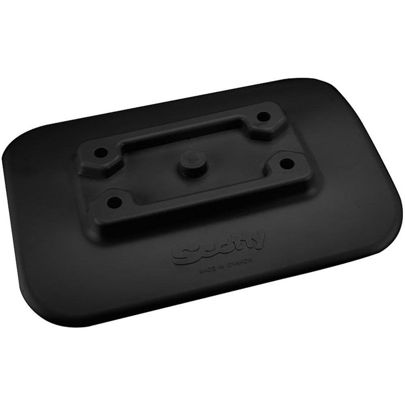 Scotty 341-BK Glue-On Mount Pad f/Inflatable Boats - Black [341-BK] - Essenbay Marine