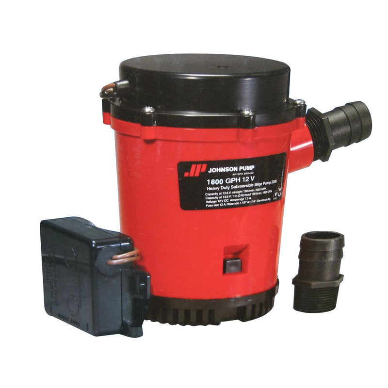 Johnson Pump 1600GPH Ultima Combo Bilge Pump - 12V [01674-001] - Essenbay Marine