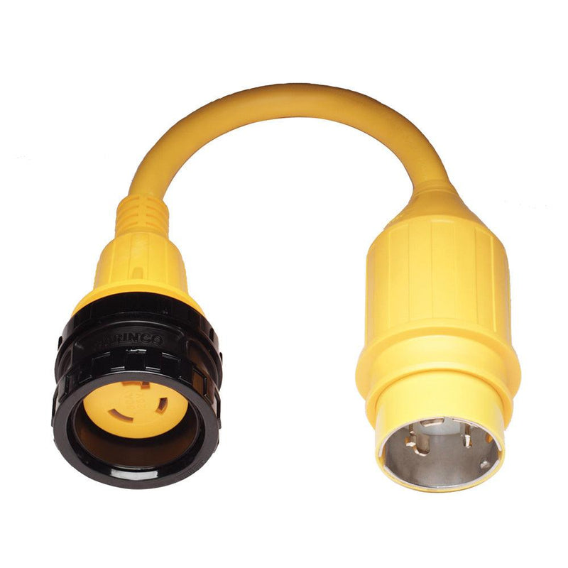 Marinco Pigtail Adapter, 30A Locking to 50A Locking [121A] - Essenbay Marine