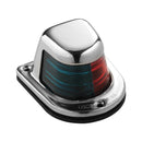 Attwood 1-Mile Deck Mount, Bi-Color Red/Green Combo Sidelight - 12V - Stainless Steel Housing [66318-7] - Essenbay Marine