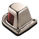 Attwood 1-Mile Deck Mount, Red Sidelight - 12V - Stainless Steel Housing [66319R7] - Essenbay Marine