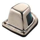Attwood 1-Mile Deck Mount, Green Sidelight - 12V - Stainless Steel Housing [66319G7] - Essenbay Marine