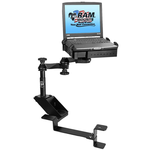 RAM Mount No-Drill Laptop Mount f/Chevrolet 2500 C/K, 3500 C/K, Silverado, Suburban, Tahoe, GMC Sierra & Yukon [RAM-VB-102-SW1] - Essenbay Marine