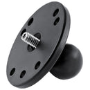 RAM Mount 2.5" Round Base w/1" Ball and 1/4"-20 Threaded Male Post [RAM-B-202AU] - Essenbay Marine