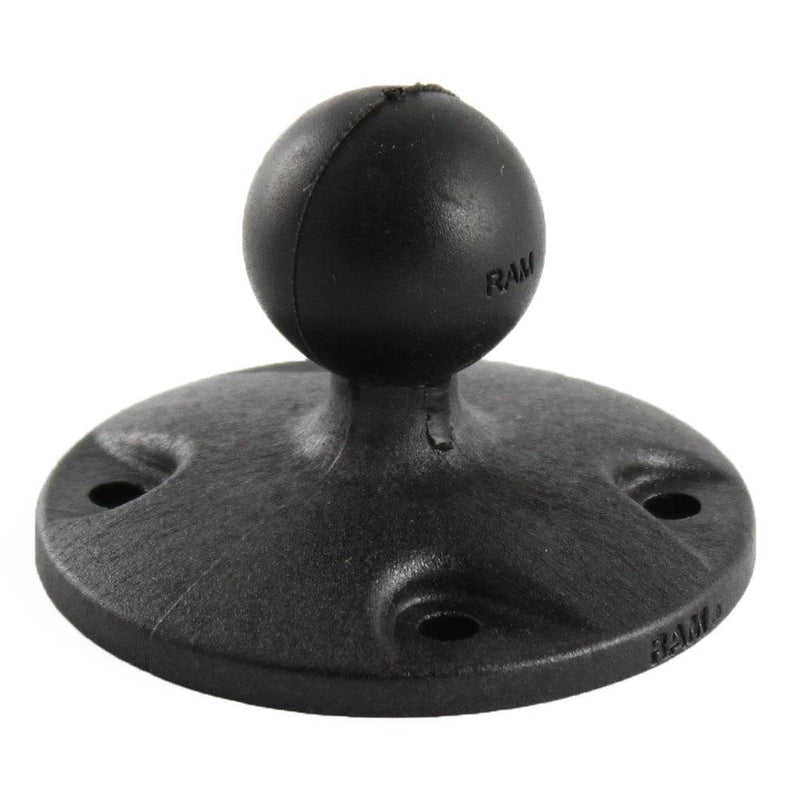 RAM Mount 2.5" Composite Round Base w/1" Ball [RAP-B-202U] - Essenbay Marine