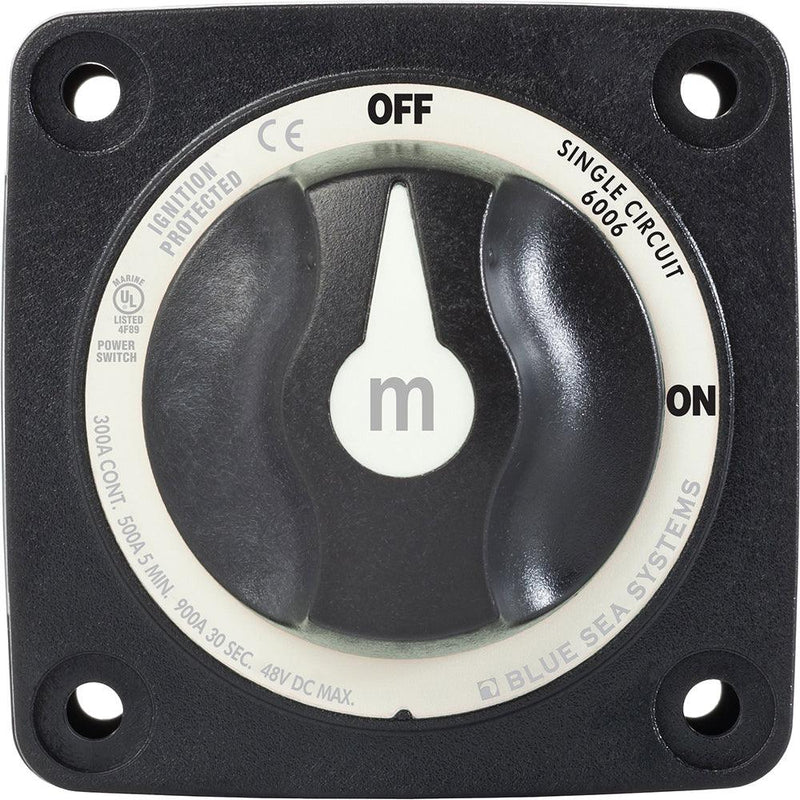 Blue Sea 6007200 Battery Switch Mini - 4 Position - Black [6007200] - Essenbay Marine