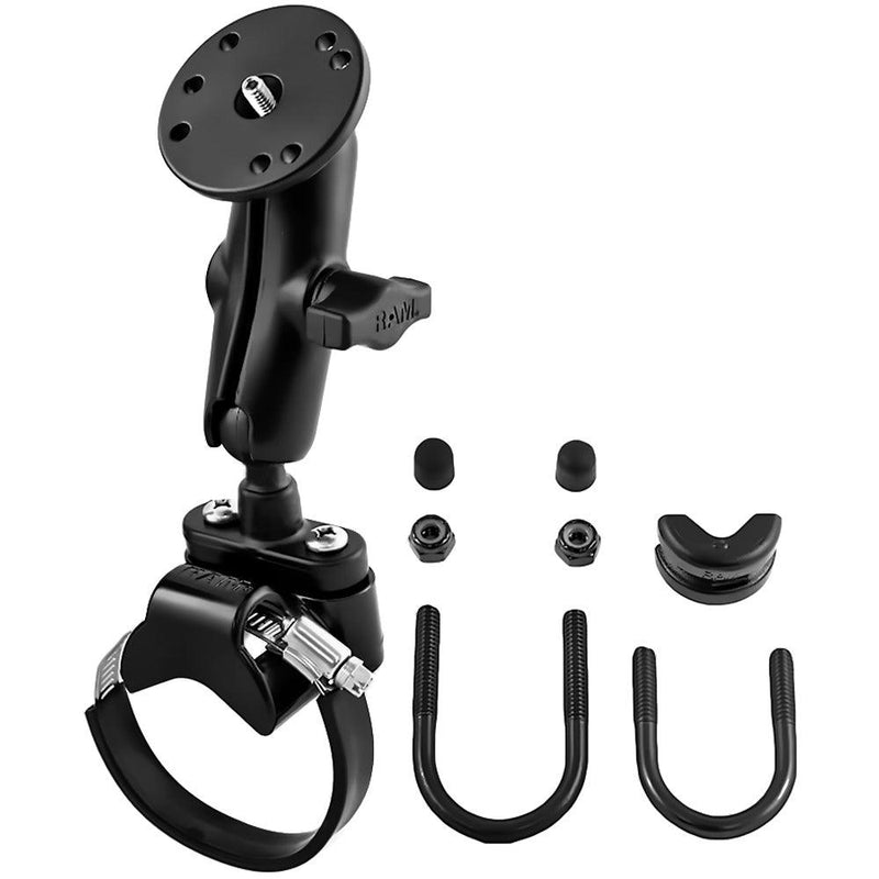 RAM Mount U-Bolt ATV/UTV Strap w/Double Socket Arm and 1/4 -20 Mounting Bolt Base [RAM-B-149Z-2-202A] - Essenbay Marine