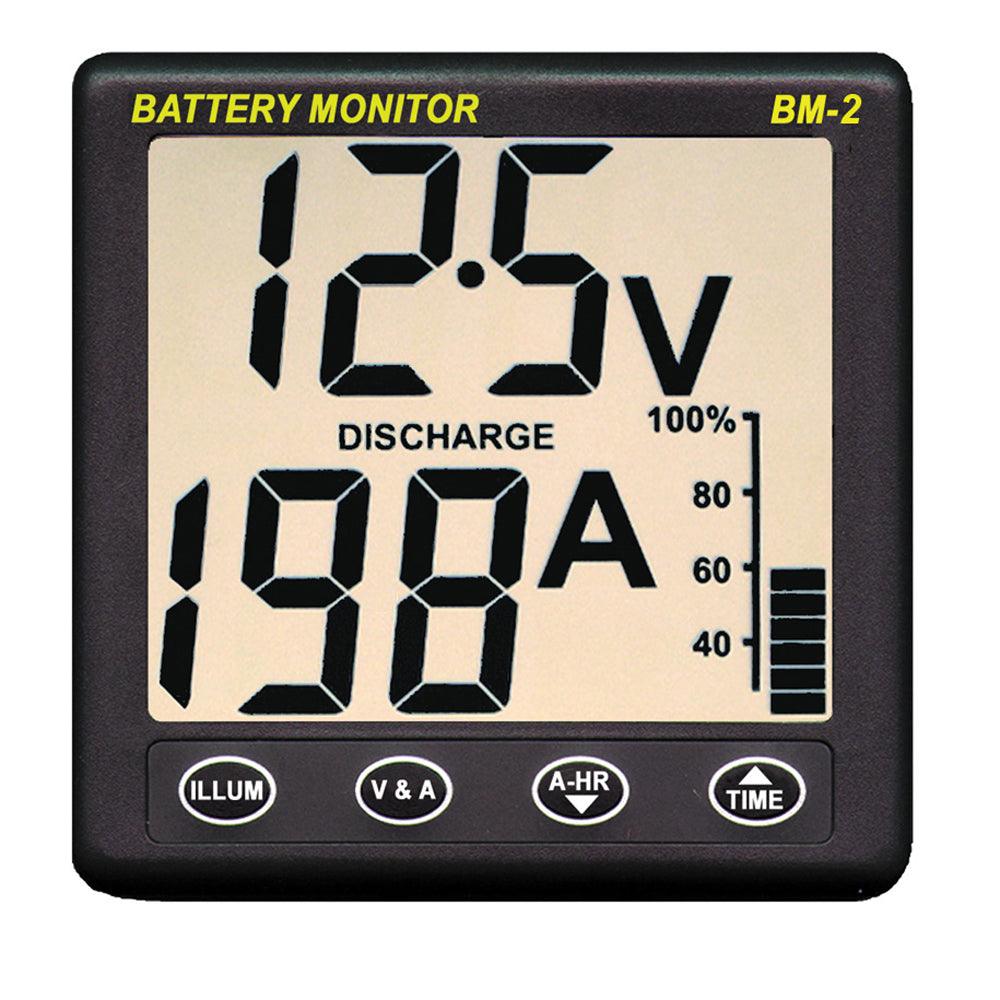 Clipper BM-2 Battery Monitor w/Shunt 200Amp [BM-2] Essenbay Marine