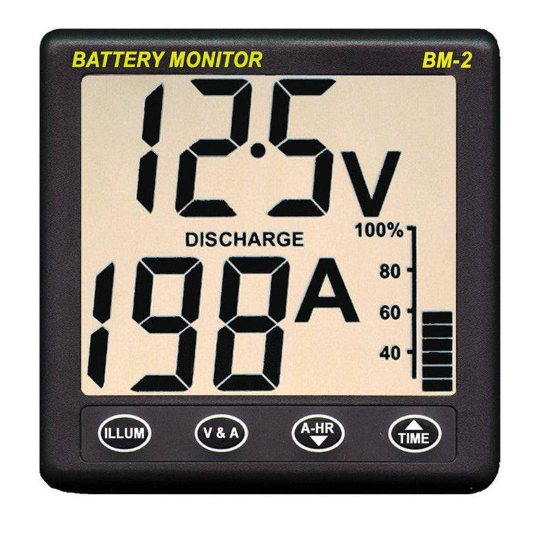 Clipper BM-2 Battery Monitor w/Shunt - 200Amp [BM-2] - Essenbay Marine