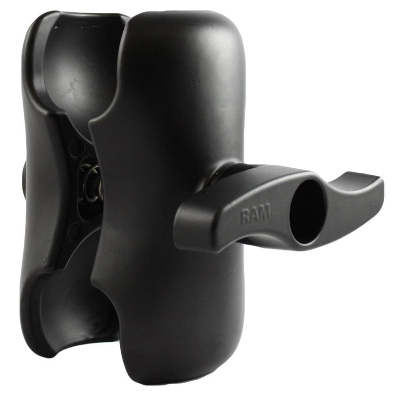 RAM Mount Double Socket Short Arm f/3-3/8" E Size Ball Base [RAM-E-201U-D] - Essenbay Marine