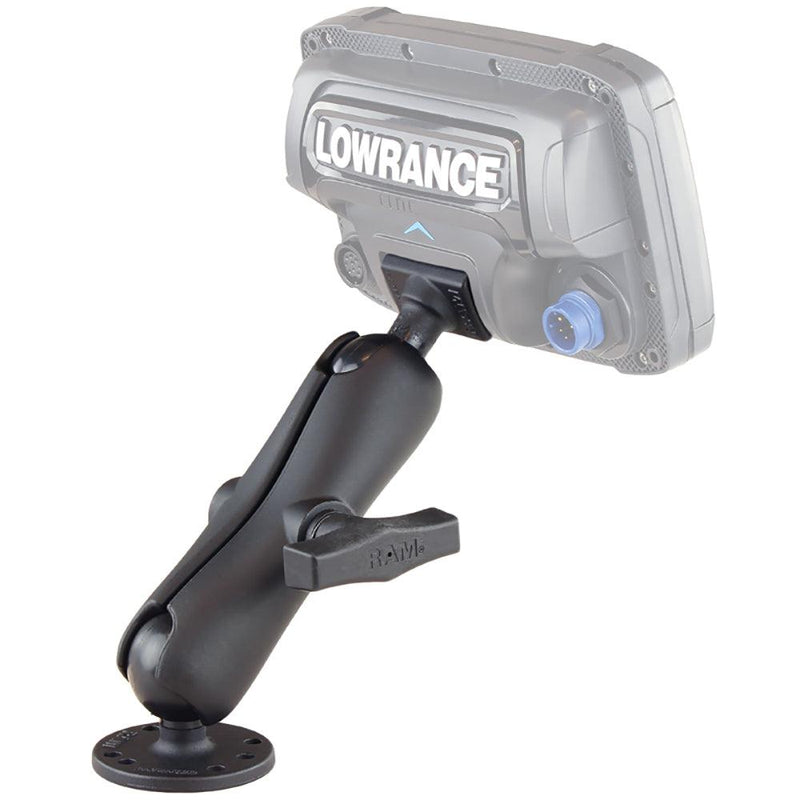 RAM Mount Quick Release Mount f/Lowrance Mark & Elite 5 [RAM-101-LO11] - Essenbay Marine