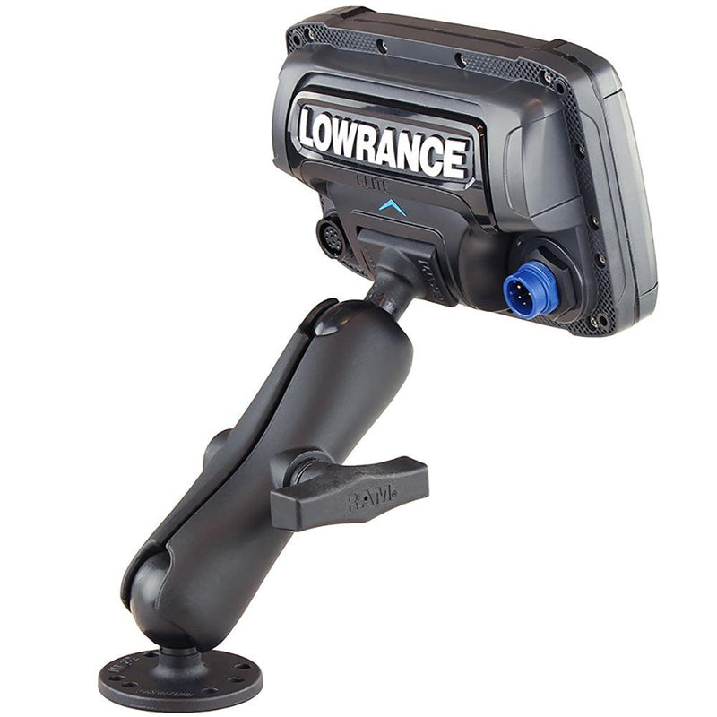 RAM Mount Quick Release Mount f/Lowrance Mark & Elite 5 [RAM-101-LO11] - Essenbay Marine