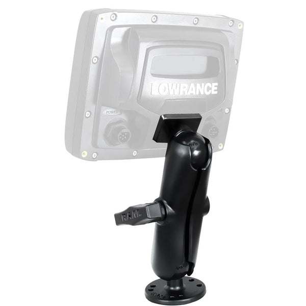 RAM Mount Quick Release Mount f/Lowrance Mark & Elite 5 [RAM-101-LO11] - Essenbay Marine