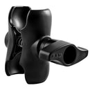 RAM Mount Double Socket Short Arm w/Jam Nut f/2.25" Base [RAM-D-201U-C-MI1] - Essenbay Marine