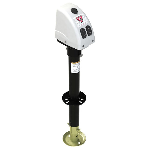 Bulldog 3,500lbs A-Frame RV Jack w/Powered Drive - 12V - White Cover [500188] - Essenbay Marine