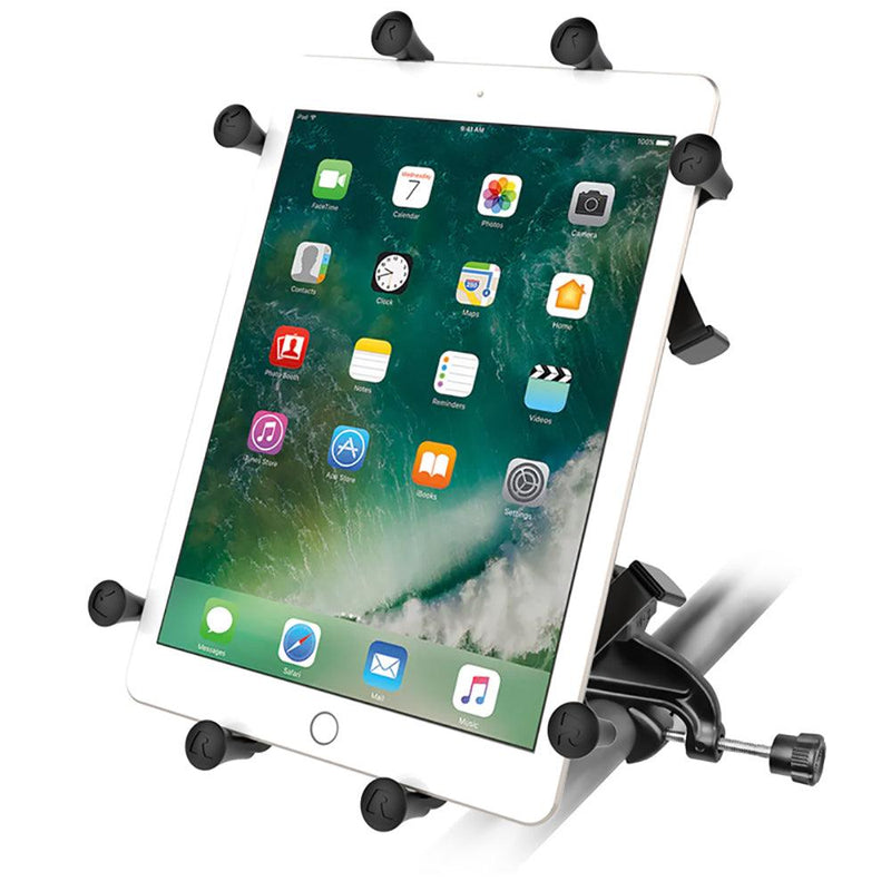 RAM Mount Universal X-Grip III Large Tablet Holder - Fits New iPad - Includes Yoke Mount [RAM-B-121-UN9U] - Essenbay Marine