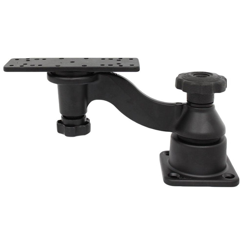 RAM Mount Flat Surface Horizontal Single Swing Arm Mount [RAM-109HU] - Essenbay Marine