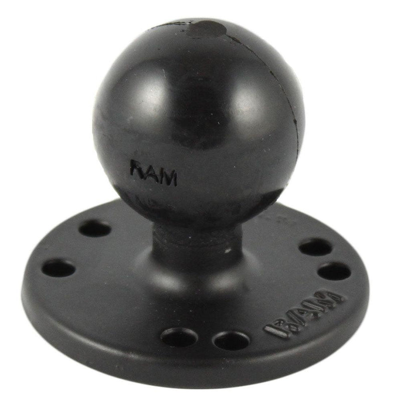 RAM Mount 2.5" Round Base w/0.31-18 Female Thread & 1.5" Ball - AMPs Pattern [RAM-202U-MT1] - Essenbay Marine