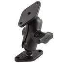 RAM Mount 1" Diameter Ball Mount w/Short Arm & 2 Diamond Bases [RAM-B-102U-A] - Essenbay Marine