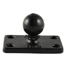 RAM Mount 1.5" x 2.5" Rectangle Base w/1" Ball [RAM-B-202U-1525] - Essenbay Marine