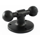 RAM Mount Double Ball w/2.5" Round Base [RAM-B-217U] - Essenbay Marine