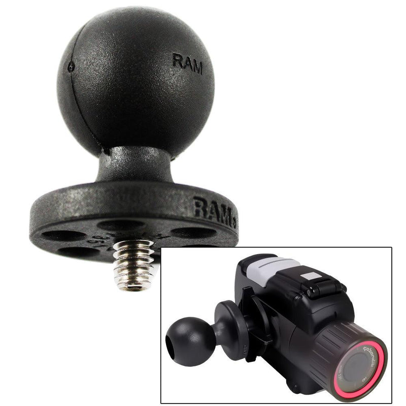 RAM Mount Composite 1" Ball w/1/4-20 Stud f/Cameras, Camcorders [RAP-B-366U] - Essenbay Marine