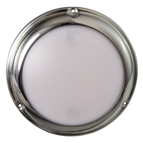 Lumitec TouchDome - Dome Light - Polished SS Finish - 2-Color White/Red Dimming [101098] - Essenbay Marine