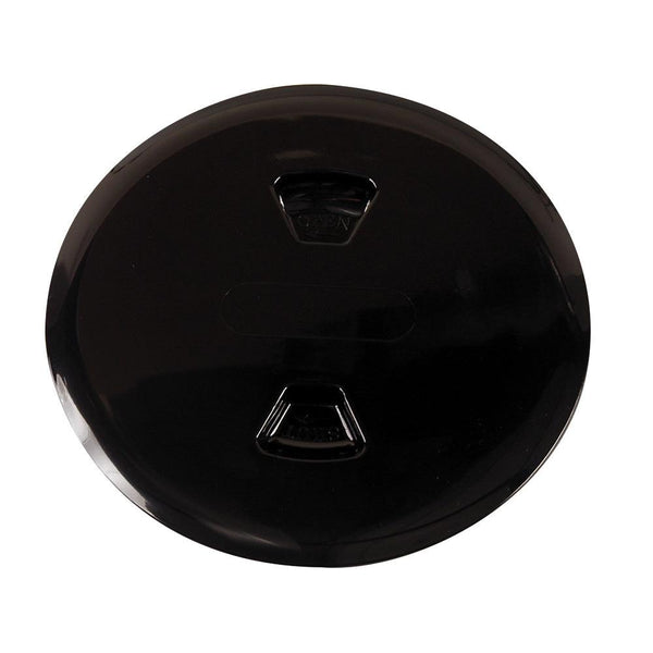 Beckson 5" Twist-Out Deck Plate - Black [DP50-B] - Essenbay Marine