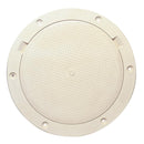 Beckson 8" Non-Skid Pry-Out Deck Plate - Beige [DP83-N] - Essenbay Marine