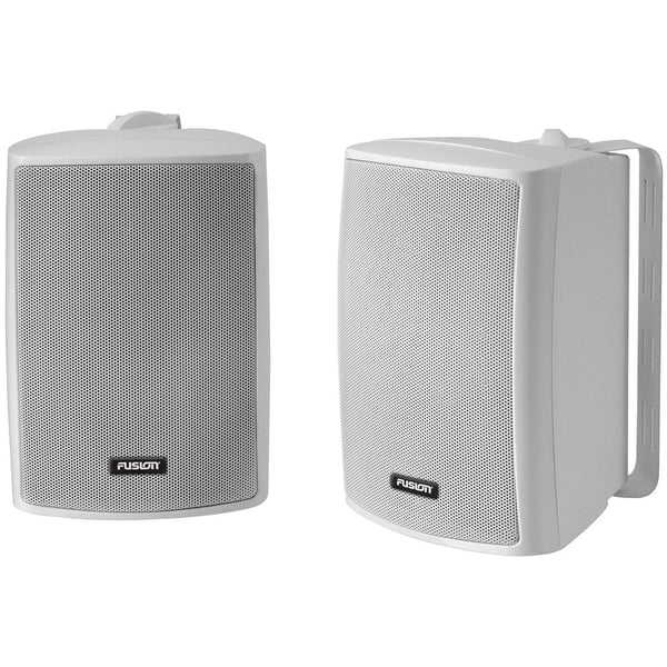 FUSION 4" Compact Marine Box Speakers - (Pair) White [MS-OS420] - Essenbay Marine