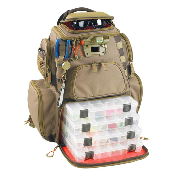 Wild River NOMAD Lighted Tackle Backpack w/4 PT3600 Trays [WT3604] - Essenbay Marine