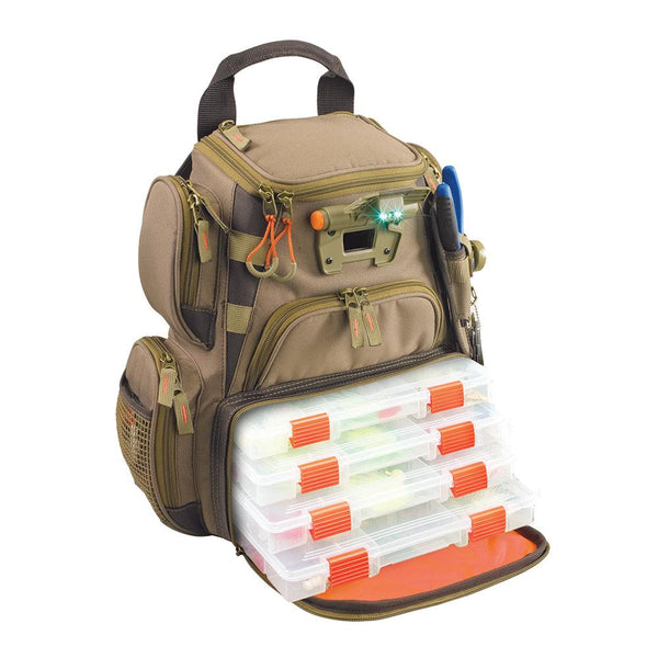 Wild River RECON Lighted Compact Tackle Backpack w/4 PT3500 Trays [WT3503] - Essenbay Marine
