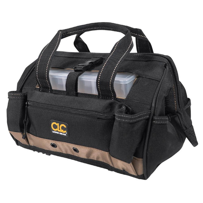 CLC 1533 Tool Bag w/Top-Side Plastic Parts Tray - 12" [1533] - Essenbay Marine