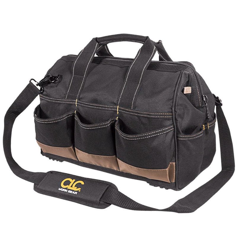 CLC 1534 Tool Bag w/Top-Side Plastic Parts Tray - 16" [1534] - Essenbay Marine