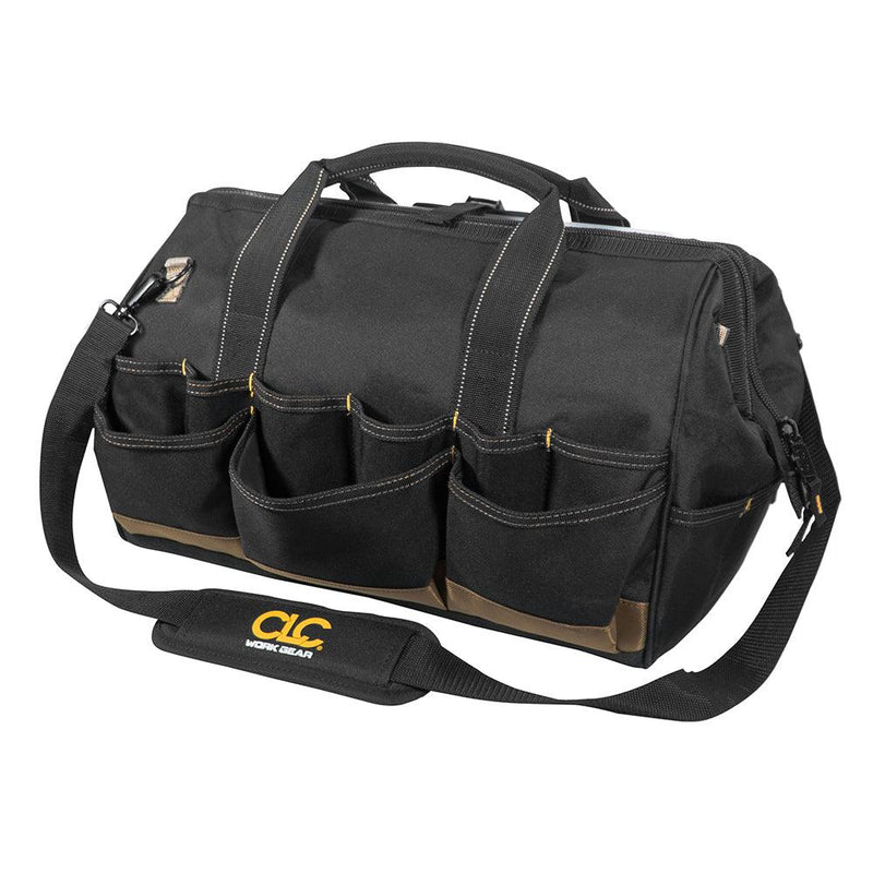 CLC 1535 Tool Bag w/ Top-Side Plastic Parts Tray - 18" [1535] - Essenbay Marine