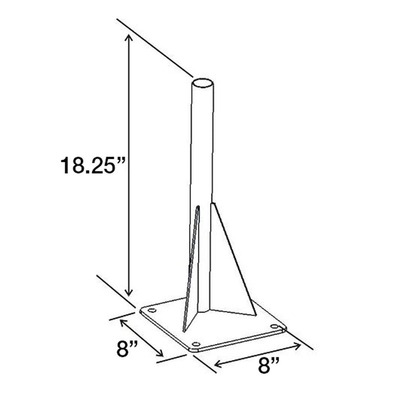 RAM Mount Universal Drill-Down Laptop Mount Base [RAM-VBD-122] - Essenbay Marine