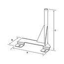 RAM Mount No-Drill Laptop Base f/Ford Econoline Van (1995-2015) [RAM-VB-119] - Essenbay Marine