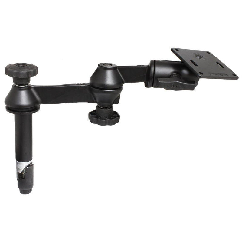 RAM Mount Double Swing Arm w/4" Male & No Female Tele-Pole - VESA Plate [RAM-VP-SW1-4-2461] - Essenbay Marine