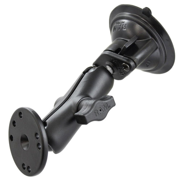 RAM Mount Twist Lock Suction Cup w/Round Base Adapter [RAM-B-166-202U] - Essenbay Marine