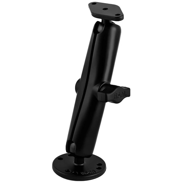 RAM Mount Flat Surface Mount Long Arm w/Diamond Base [RAM-B-138U-C] - Essenbay Marine